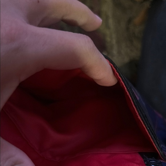 Coach Navy and Red Plaid Women's Bag - Picture 4 of 9